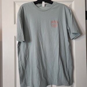 Light Blue Graphic T-Shirt